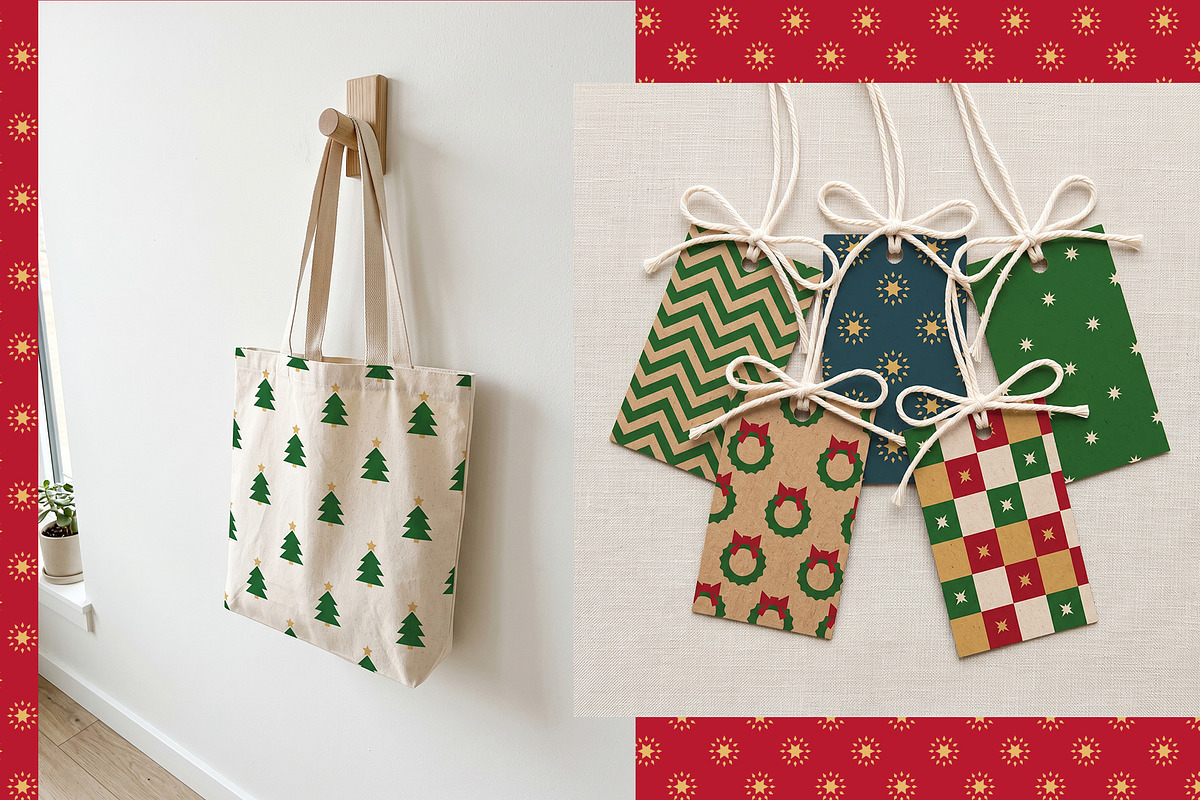 Geometric Holiday Christmas Patterns, a Pattern Graphic by Sonulkaster (Photo 13 of 13)