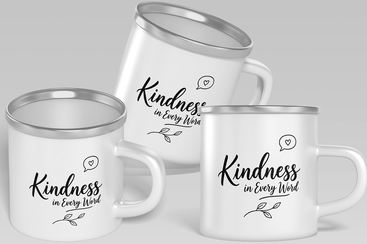 Kindness in Every Word Line Art, an Object Illustration by Ghagra (Photo 4 of 7)