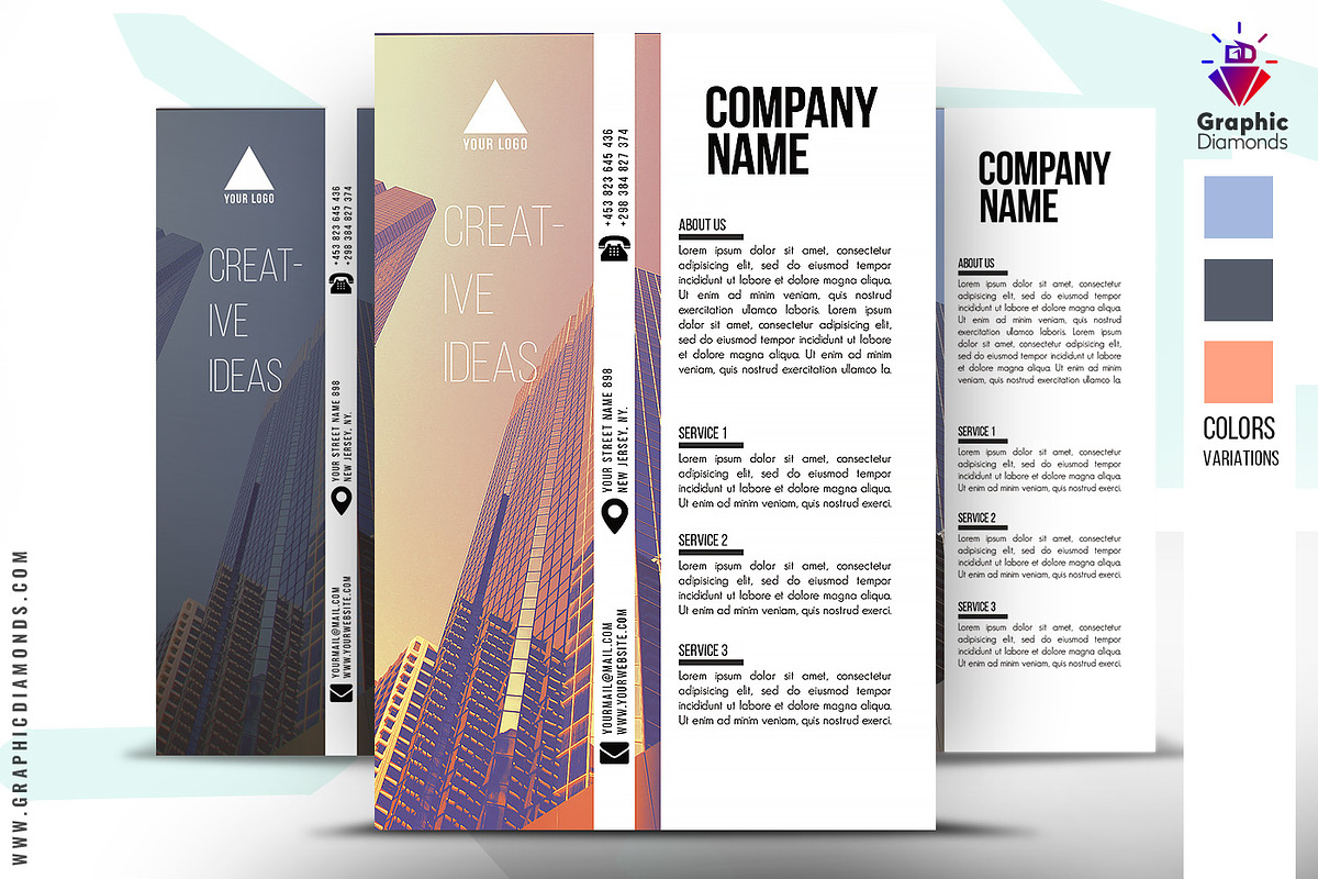 Corporate Business Flyer, a Flyer Template by GraphicDiamonds (Photo 1 of 6)