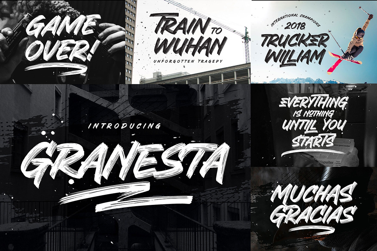 Freestyle Brush Font Bundle, a Handwritten Font by Arterfak Project (Photo 9 of 15)