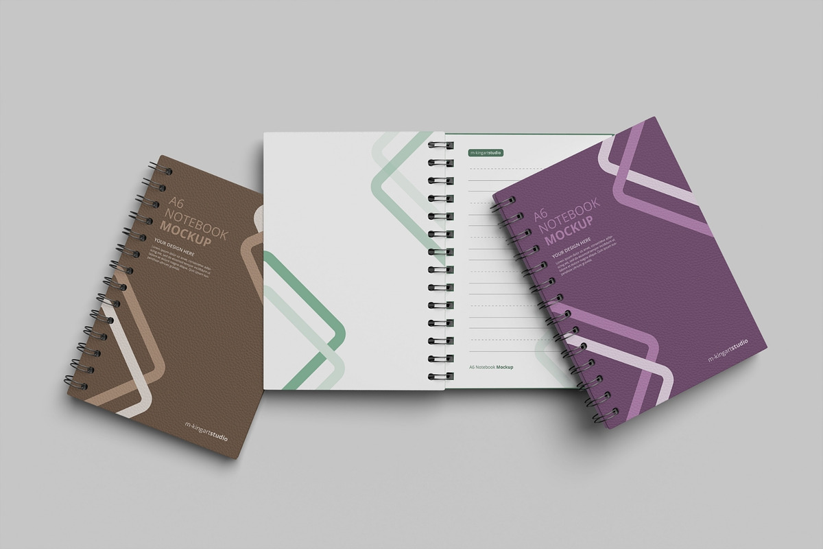 Realistic Notebook Mockup PSD, a Books & Magazine Mockup by MA-KING_ART (Photo 3 of 5)