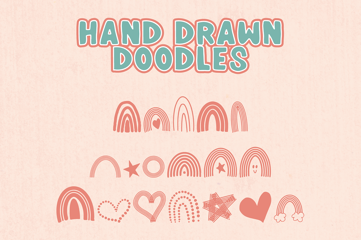 Rainboho - Layered Font Family preview 4