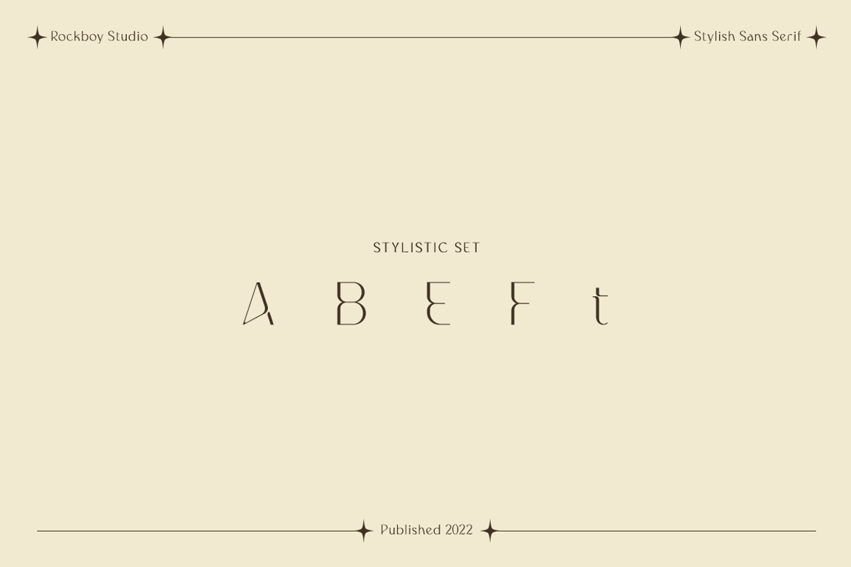 Fantasia - Modern Stylish, a Sans Serif Font by RockboyStd (Photo 11 of 12)