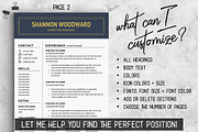 Elegant RESUME Template // Woodward, a Resume Template by LevelUpResume (Thumbnail 4 of 5)