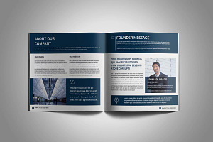 Corporate Square Brochure Template