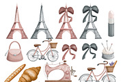 Vintage Paris-Baby collection, a Decorative Illustration by Linerisyart (Thumbnail 16 of 18)