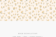 Muted Mustard Floral Seamless Patter, a Pattern Graphic by Pati Charm Studio (Thumbnail 3 of 7)