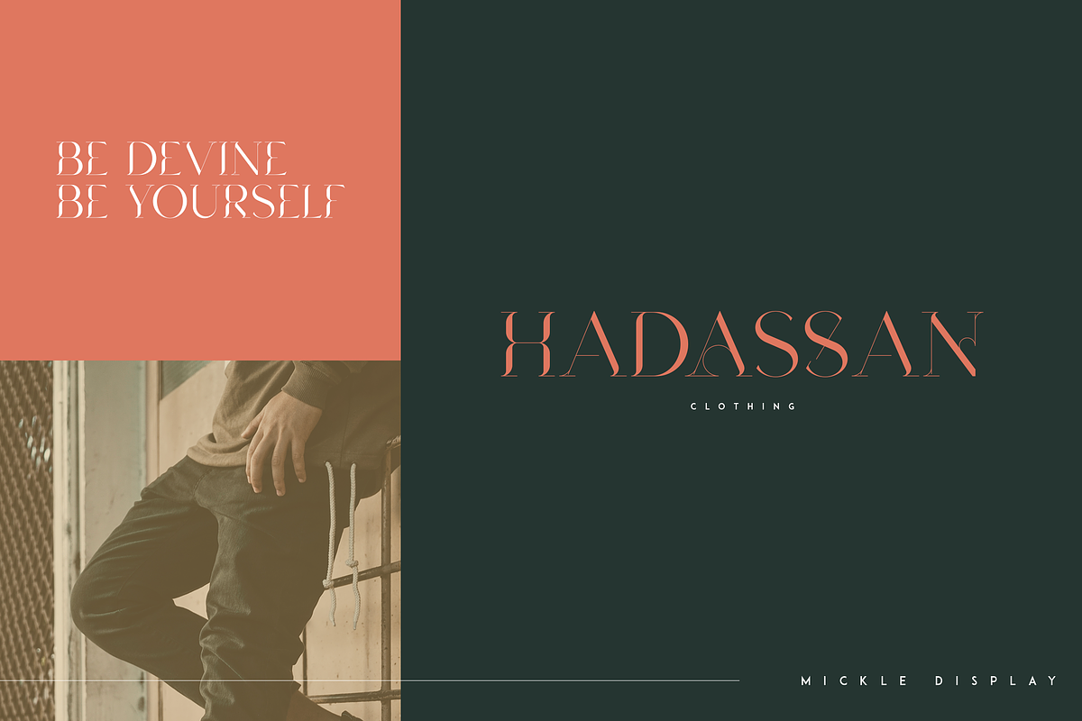 Mickle - Creative Display Font, a Serif Font by Only Fonts (Photo 4 of 11)