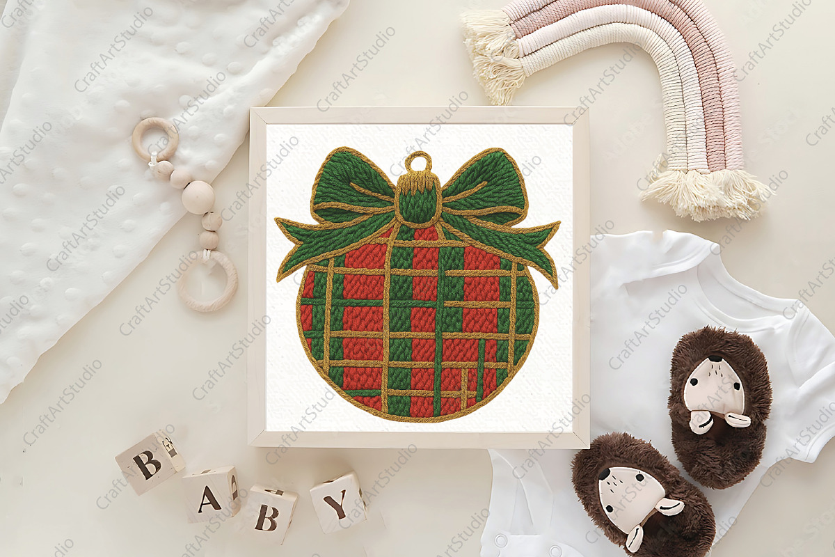 Latch Hook Crochet Ornament PNG, an Illustration by CraftArtStudio (Photo 4 of 4)
