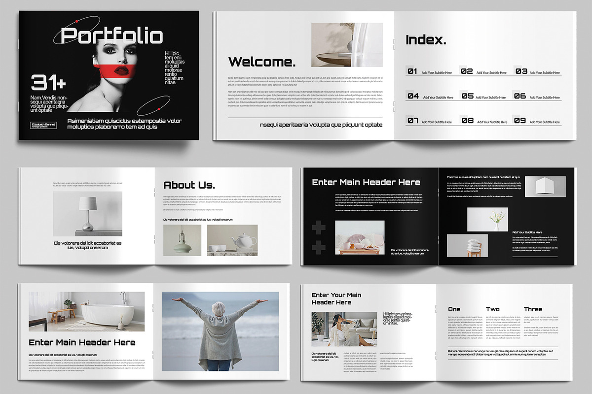 Minimalist Photography Portfolio, a Brochure Template by MightyDesign (Photo 1 of 9)