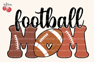 Football Mom SVG, Football Shirt SVG