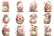 Whimsical Easter egg Clipart, an Illustration by Designworld (Thumbnail 2 of 8)