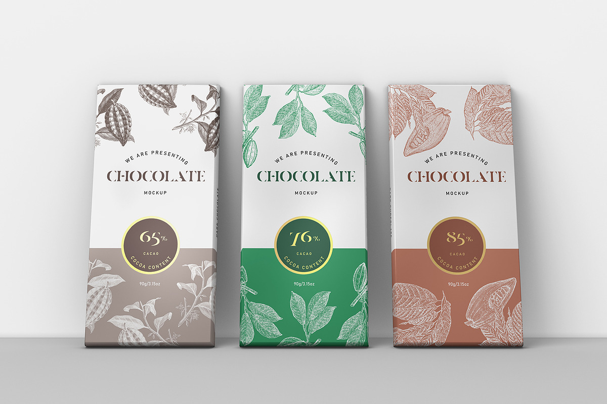 Chocolate Packaging Mockup 2, a Packaging Mockup by KIPET (Photo 4 of 15)