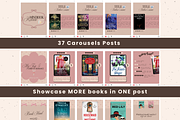 Bookstagram Coquette Template, a Social Media Template by PixelBloomClub (Thumbnail 4 of 8)