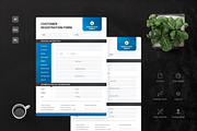 Minimalist Registration Form, a Print Template by Annora Studio (Thumbnail 1 of 4)