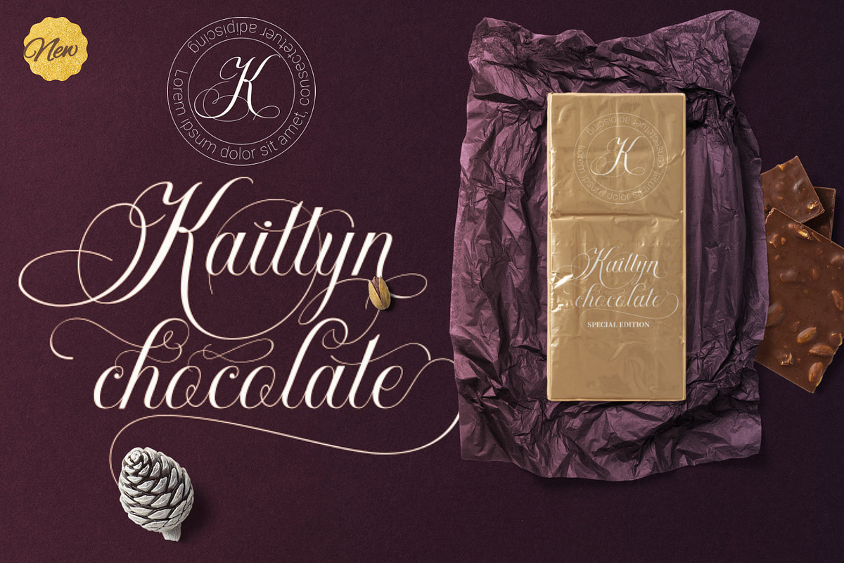 Khatija Calligraphy, a Script Font by Ridha-38.lineart (Photo 7 of 15)