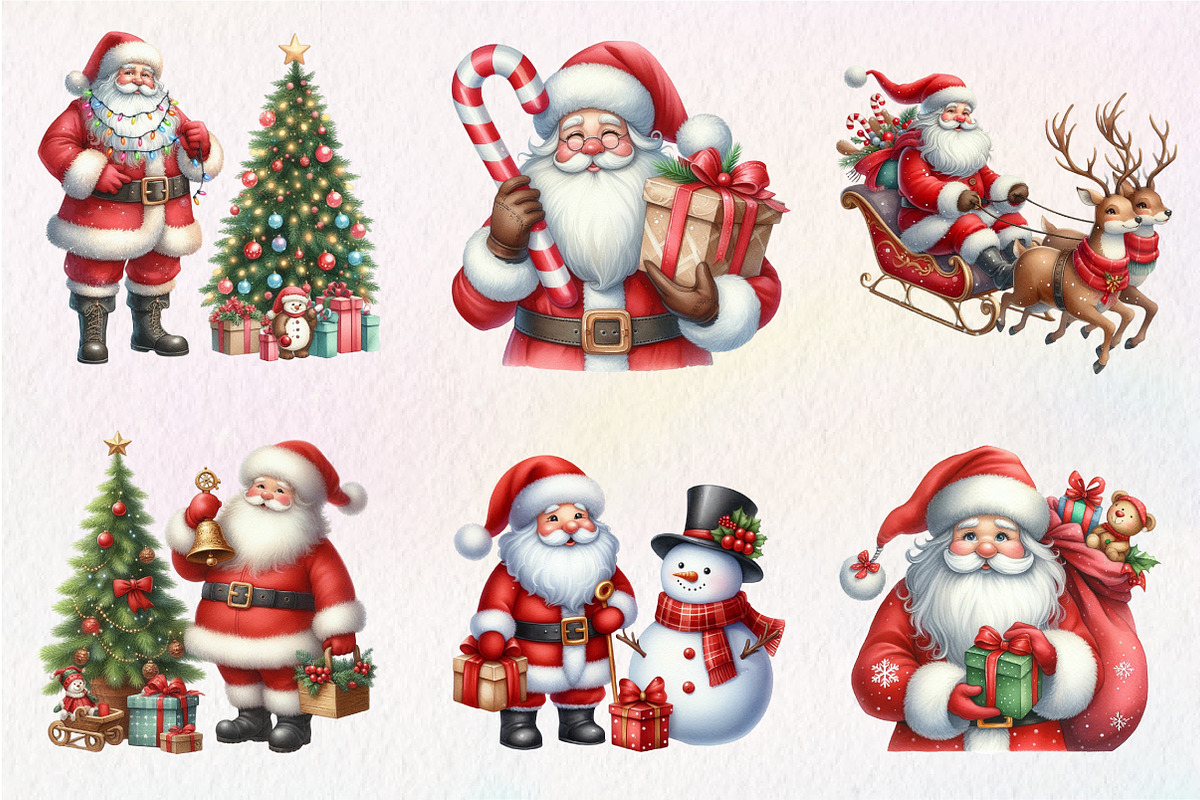 Santa Claus Clipart, an Illustration by CreationArt (Photo 4 of 5)