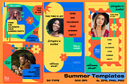 Summer Templates, a Social Media Template by moreeestudio (Thumbnail 1 of 7)
