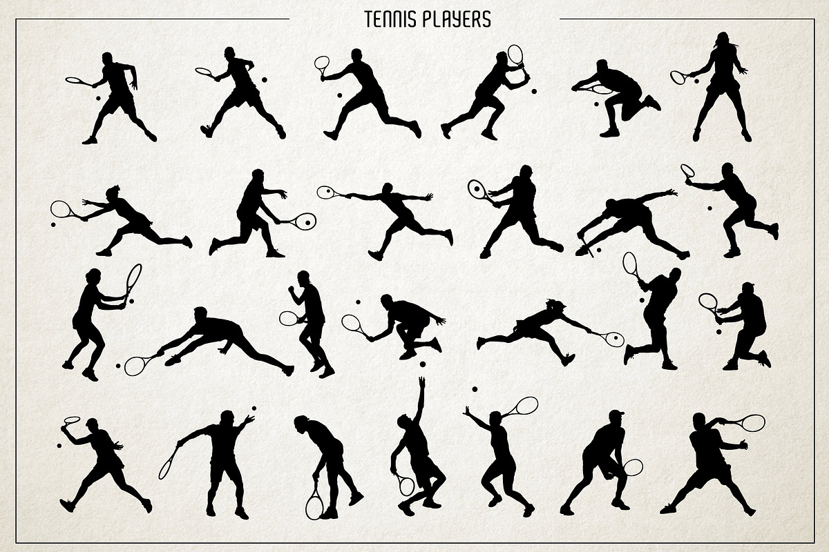 9 set of Vector sport silhouette, an Object Graphic by Giordano Aita Graphics (Photo 9 of 11)