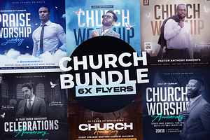 6-Church Flyer Bundle