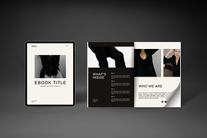 Minimalist Ebook & Workbook Canva