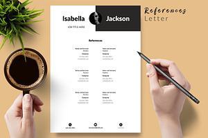 Modern Resume Format / CV - Isabella