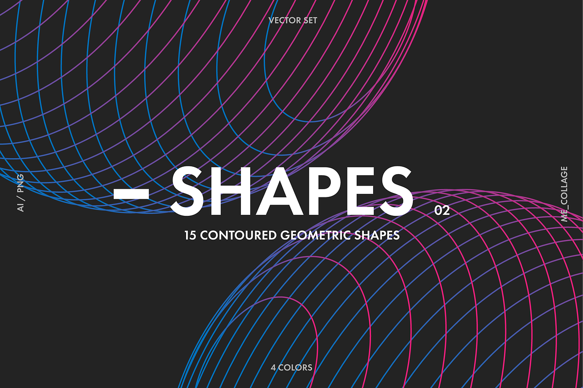 Contoured Vector Geometric Shapes, an Object Graphic by ME_COLLAGE (Photo 14 of 17)