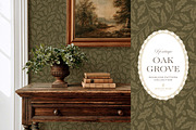 Oak & Acorn Autumn Patterns - Olive, a Pattern Graphic by Eclectic Anthology (Thumbnail 7 of 13)