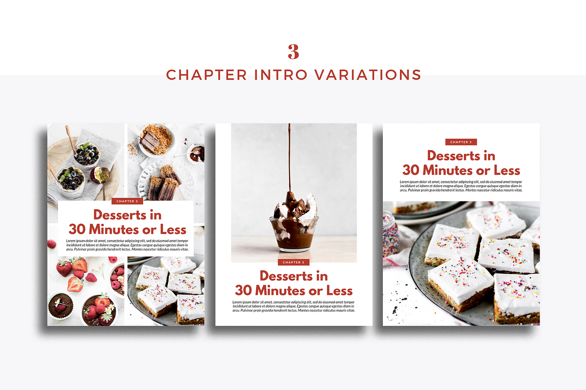 Recipe Book / Cookbook Template, a Magazine Template by ProductiveandFree (Photo 6 of 12)