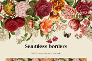Vintage Floral Alphabet Flower Set, a Decorative Illustration by Veris Studio (Thumbnail 13 of 15)