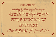 Nostalique Script Retro Script Font, a Font by PutraCetol Studio (Thumbnail 5 of 5)