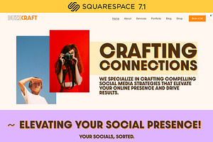 Website social media manager