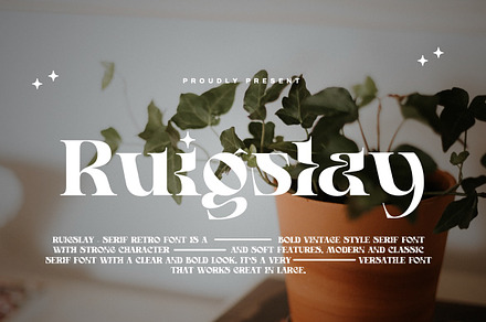 Ruigslay - Serif Retro Font
