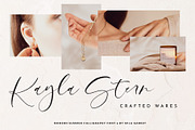Modern Summer Calligraphy Logo Font, a Script Font by Mila Garret (Thumbnail 5 of 14)