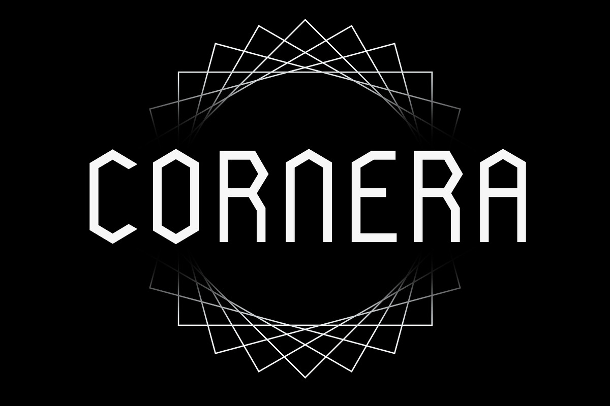 Cornera Extended Font preview 8