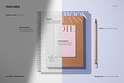 Notebook, Planner & Notebook Mockup, a Merchandise Mockup by creatsy5 (Thumbnail 3 of 6)