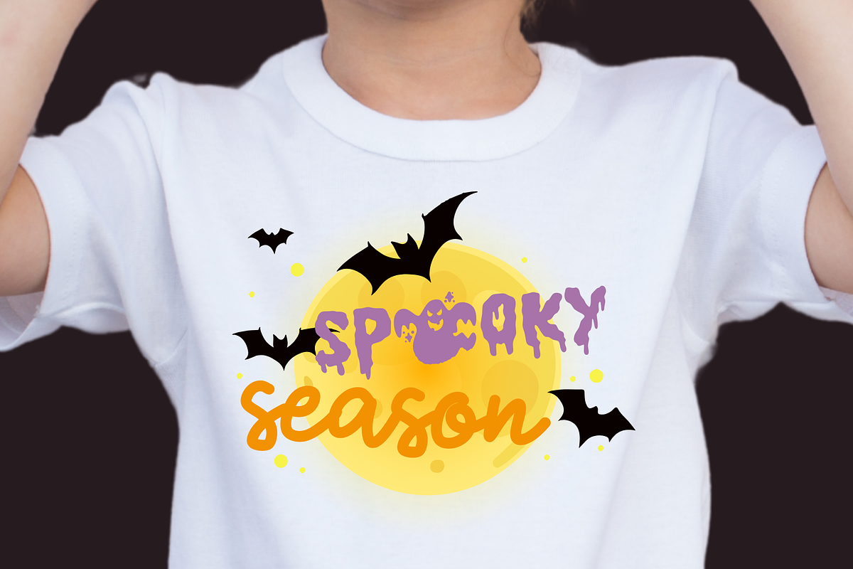 Retro Ghost is a Halloween duo font, a Handwritten Font by Brown Cupple (Photo 4 of 13)
