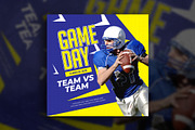 Match day social media flyers, a Social Media Template by Tanmoy Topu (Thumbnail 2 of 6)