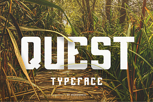 QUEST Typeface | Display Font