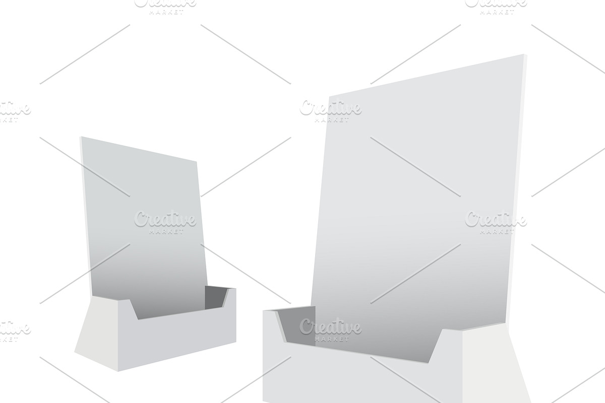 Blank white trade stands, a Work Illustration by majcot (Photo 2 of 6)