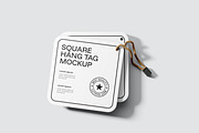 Square Hang Tag Mockup, an Advertising Mockup by Rizky Audymas (Thumbnail 8 of 8)