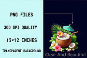Summer Vacation Sublimation Clipart, an Illustration by SVGArt (Thumbnail 5 of 8)