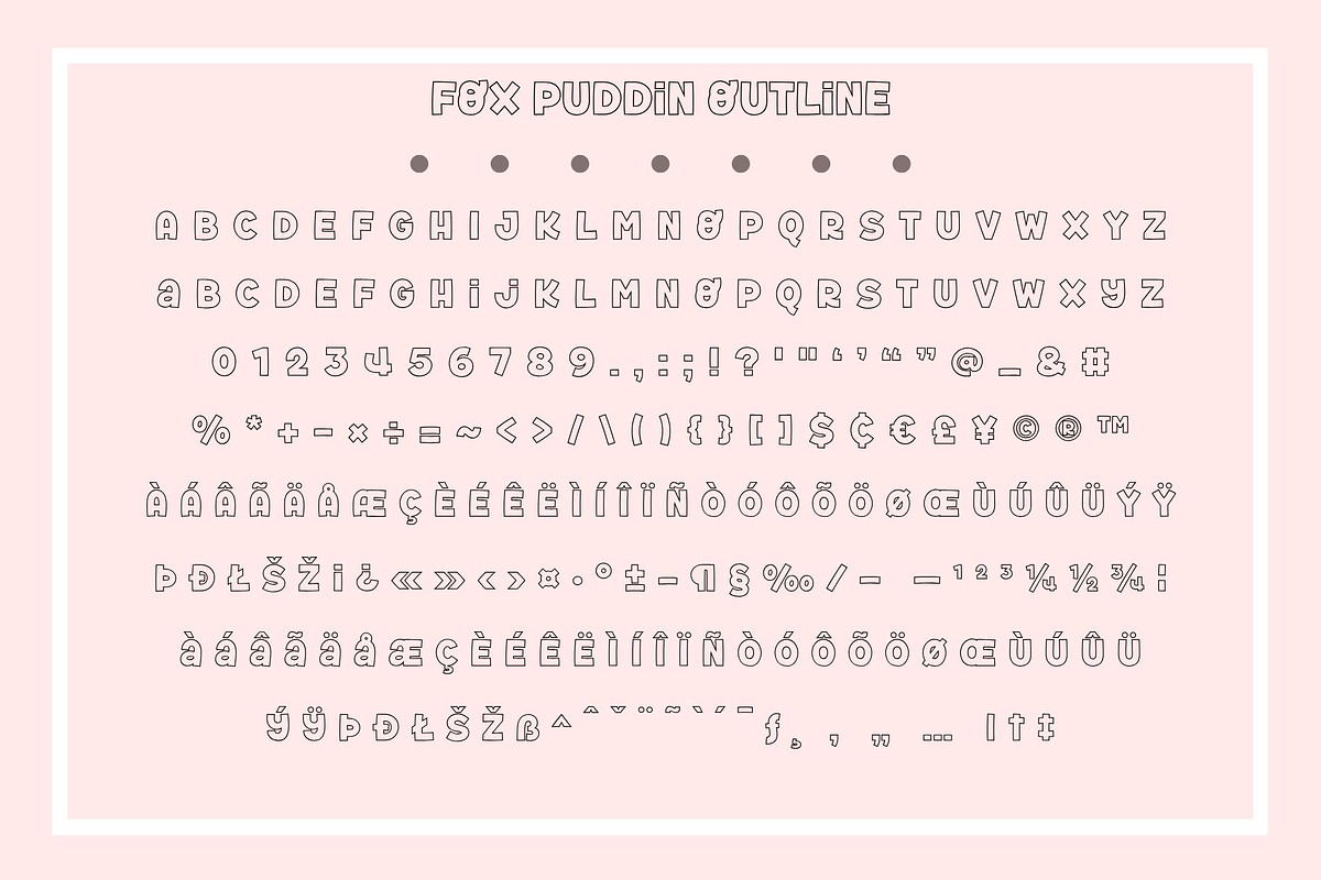 Fox Puddin: 3 Font Styles, a Handwritten Font by Fox7 By Rattana (Photo 12 of 13)