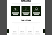 Wireframe Landing Page, a Landing Page Template by MightyDesign (Thumbnail 3 of 8)