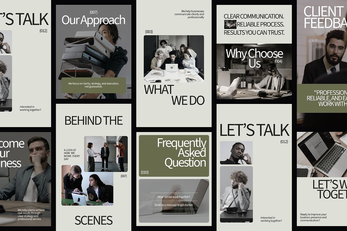 Service Business Social Media Kit, a Social Media Template by ShowUp! Studio (Photo 5 of 7)