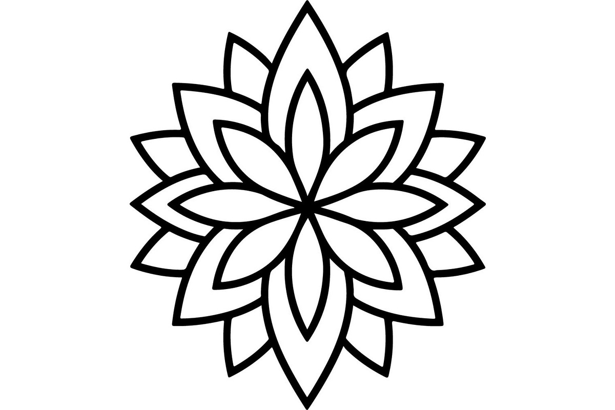 Decorative Mandala Flower, an Object Graphic by Designer_Momina (Photo 2 of 20)