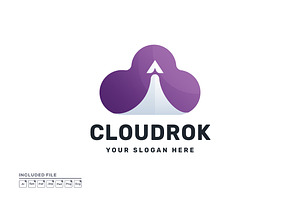 Cloud Gradient Vector Logo, a Branding & Logo Template by yuanesei