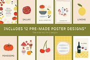 Italian Food Illustrations, a Food Illustration by Gross Illustrations (Thumbnail 4 of 6)