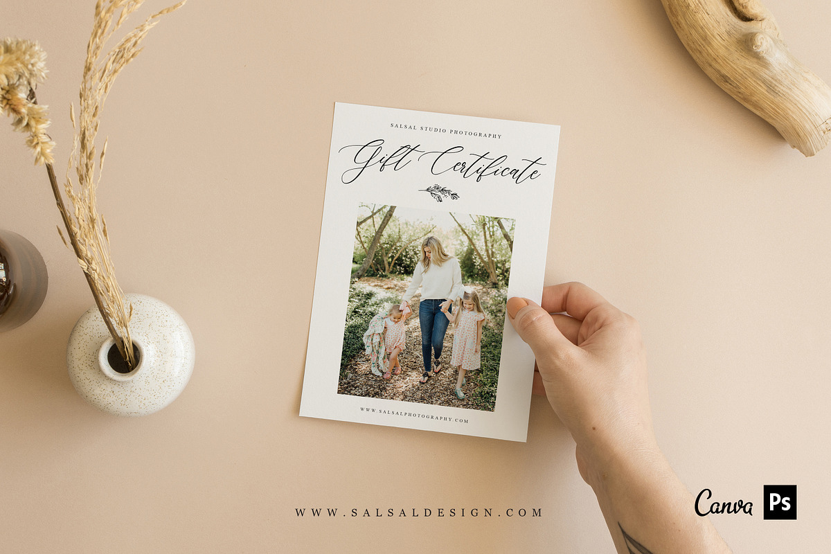 Photographer Gift Certificates GC044, a Card Template by Salsal Design (Photo 2 of 5)