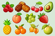 50 Fruit Illustration Pack, an Illustration by Riswan Ratta (Thumbnail 3 of 6)